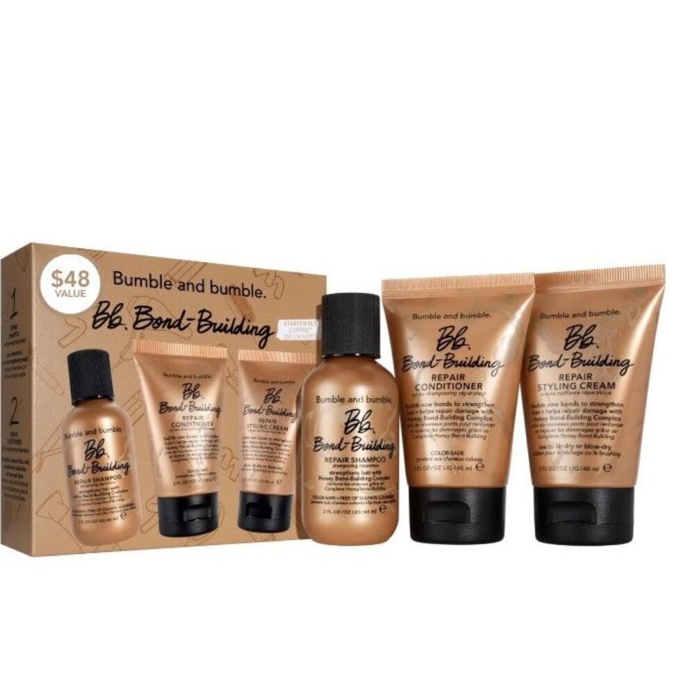 Bumble and Bumble. Bond-Building Hair Repair Starter Set. For Damaged Hair. New